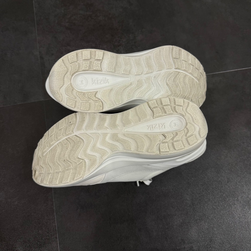 Kizik Lima Hands Free Slip On Sneakers White Pearl Mesh Womens Athletic Shoes - Picture 11 of 11